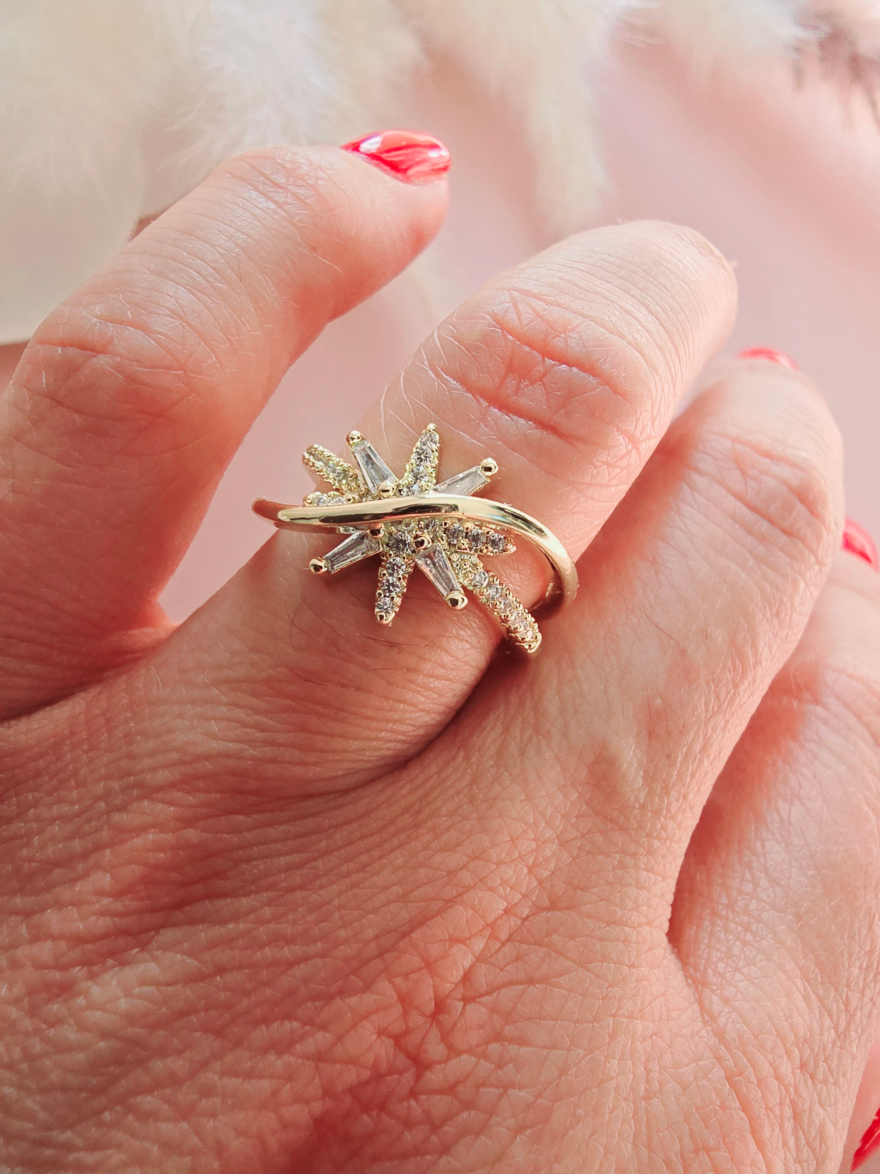 Diamond Star Ring
