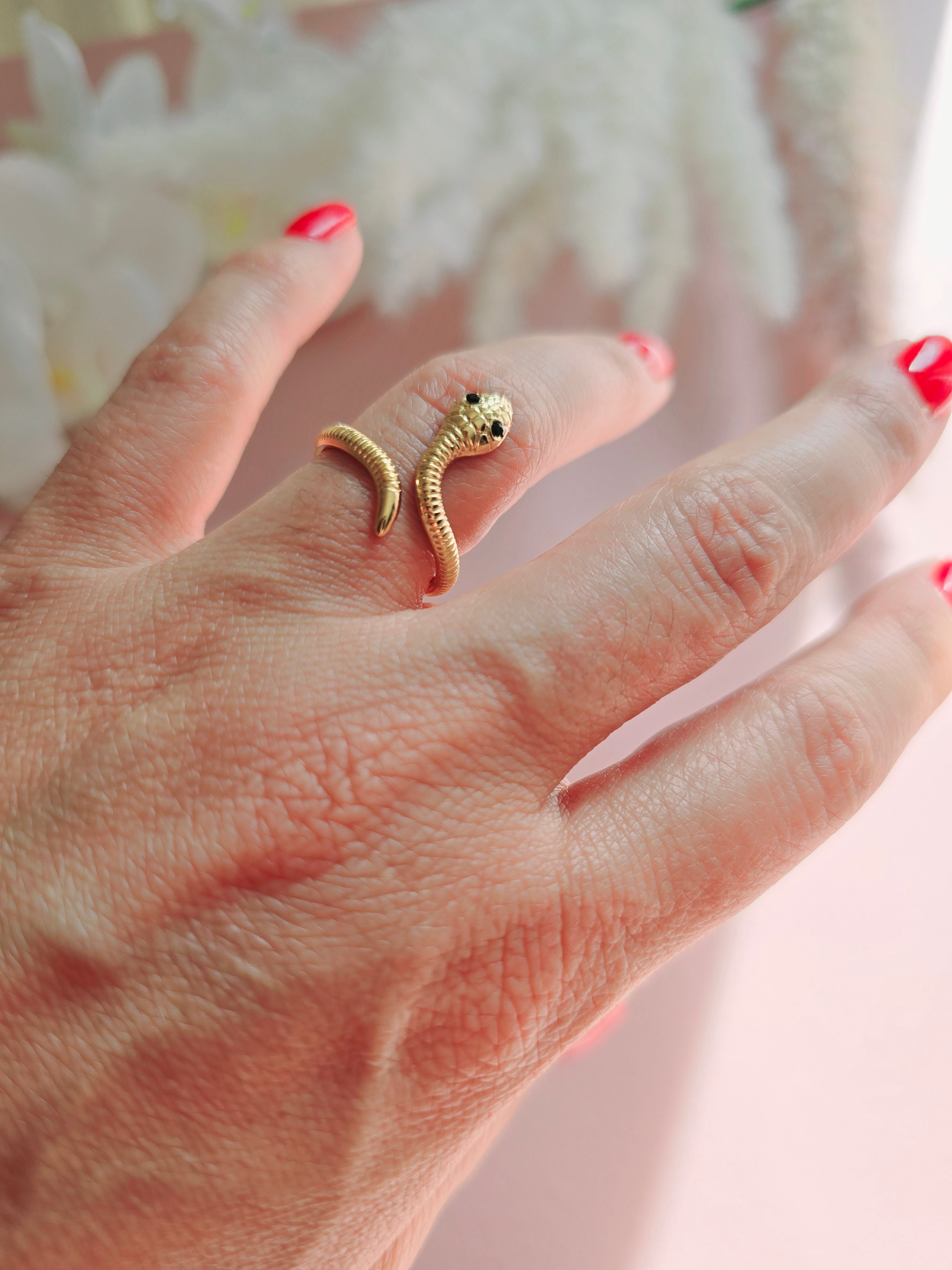 Gold Snake Ring