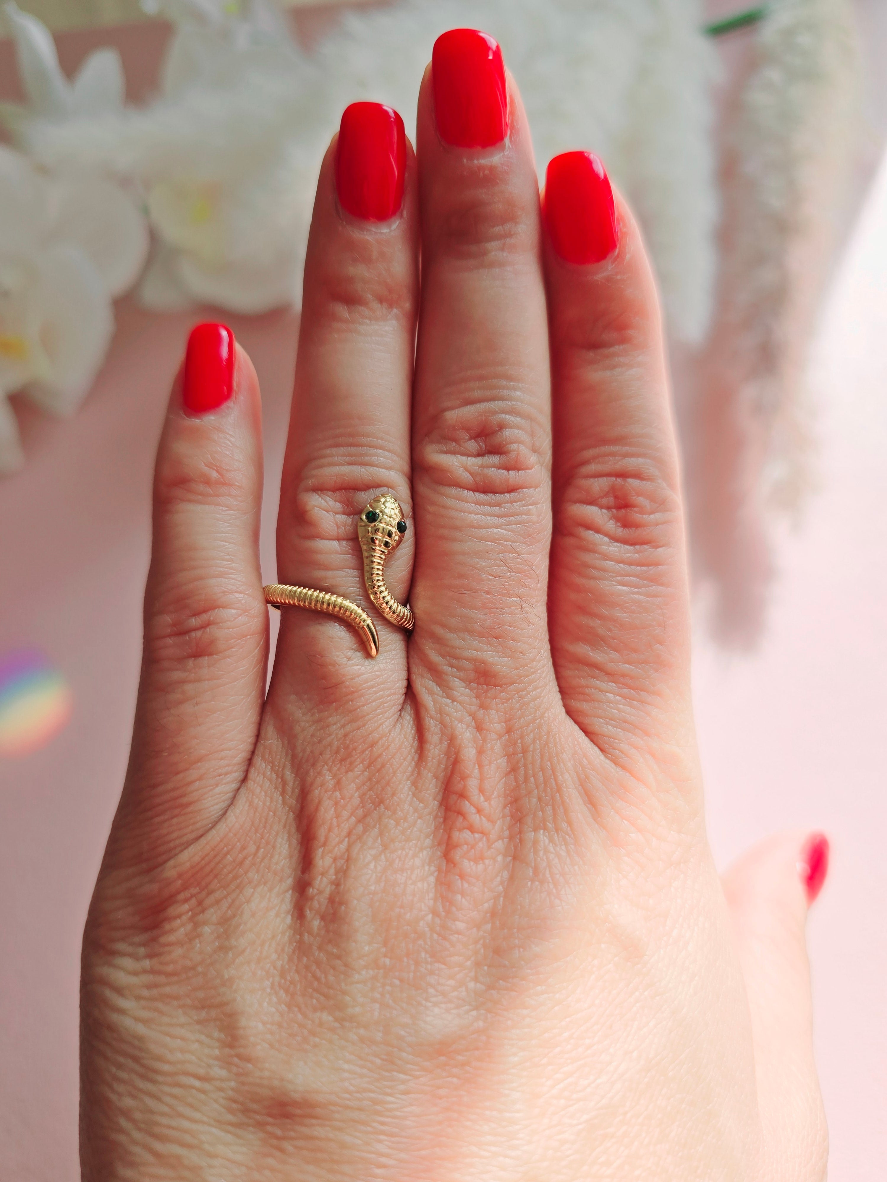 Gold Snake Ring