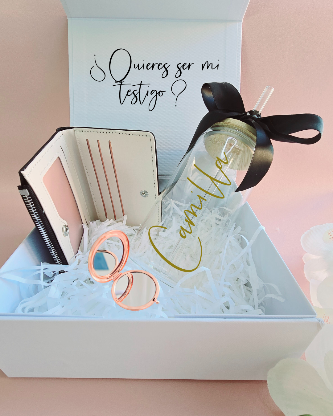 Purplee Box Cristal – elegant personalized gift set with crystal tumbler