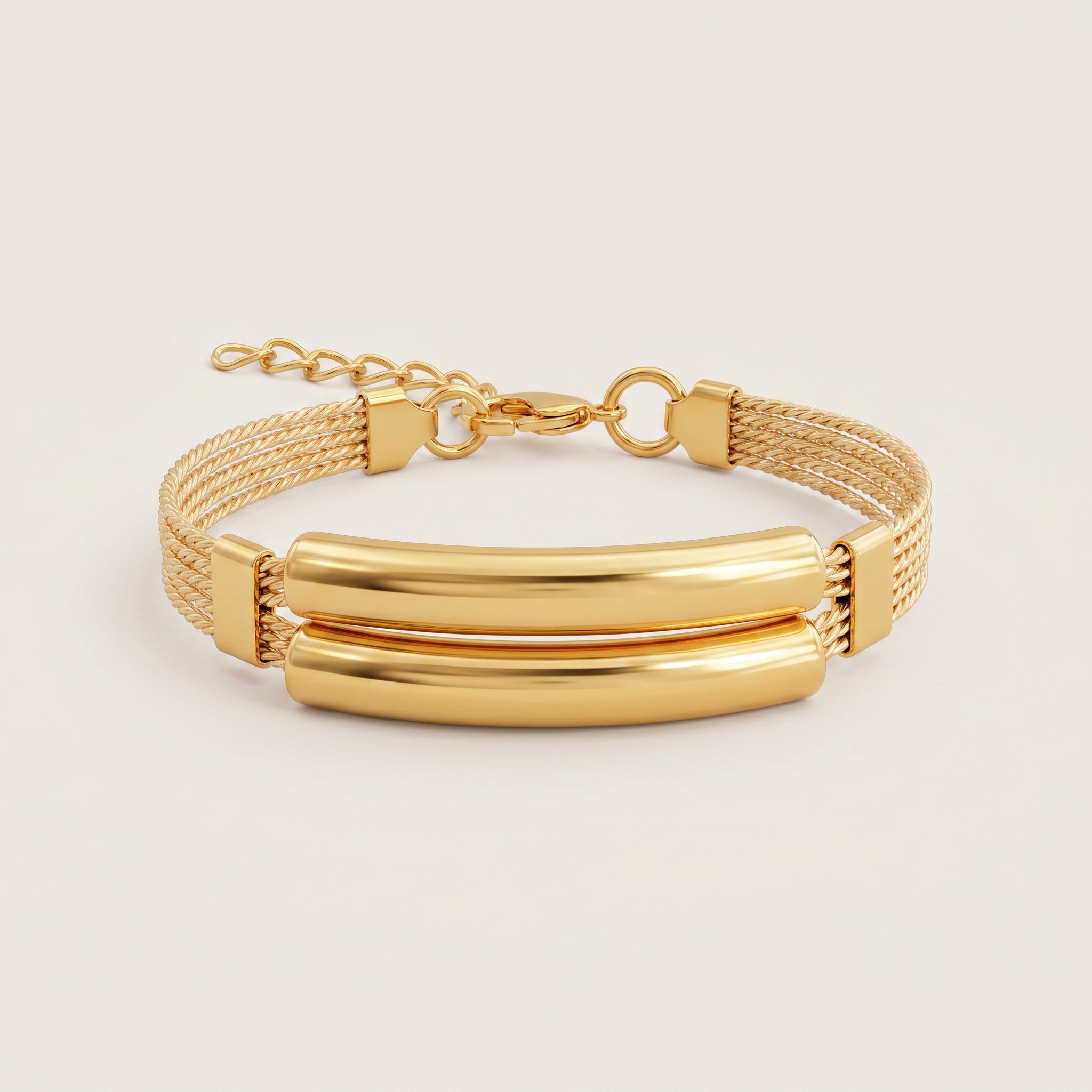 Purplee Store Buriti Ethereal Bracelet | Exotic Vegan Silk a beige background