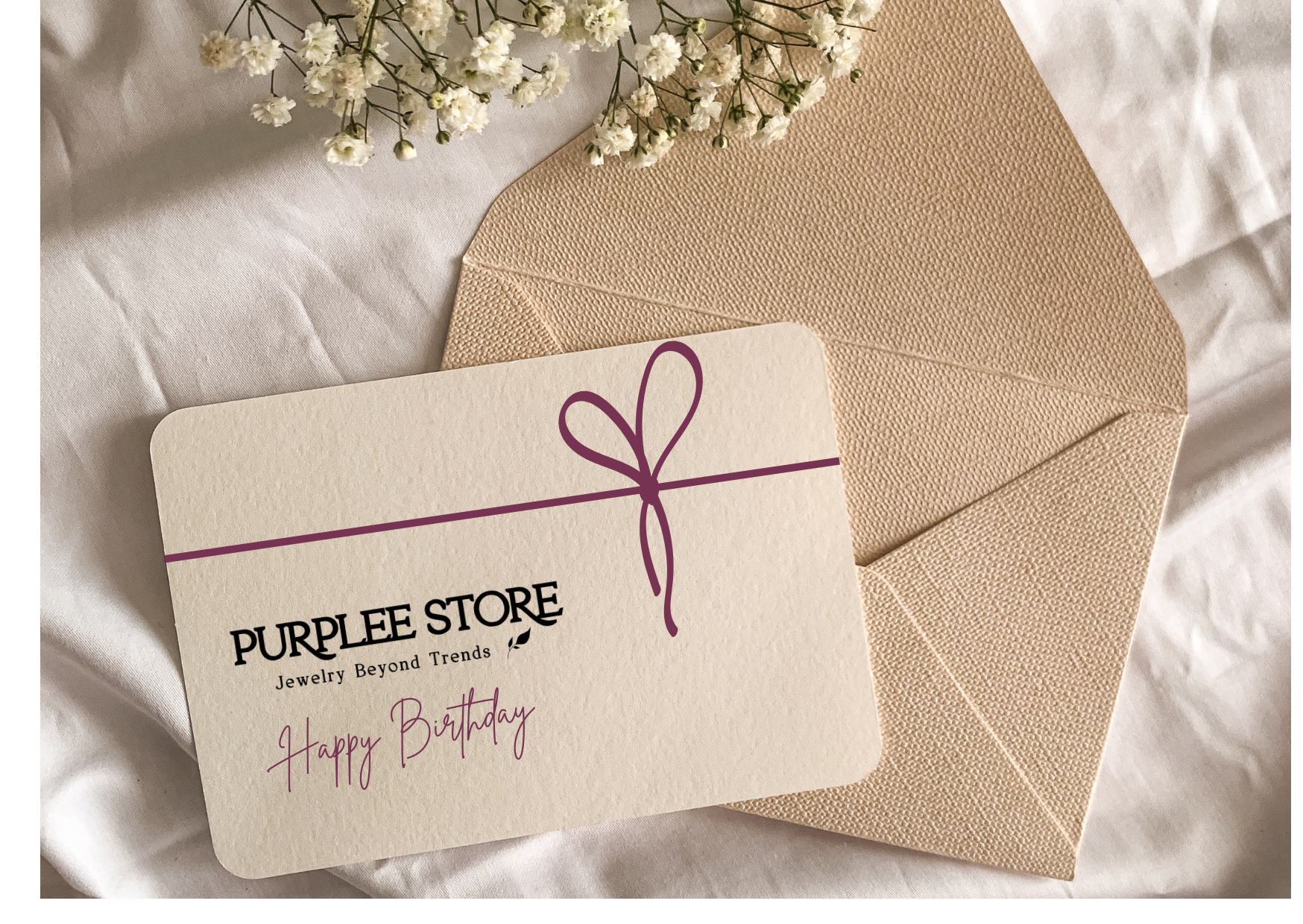 Gift Card Happy Birthday | Purplee Store