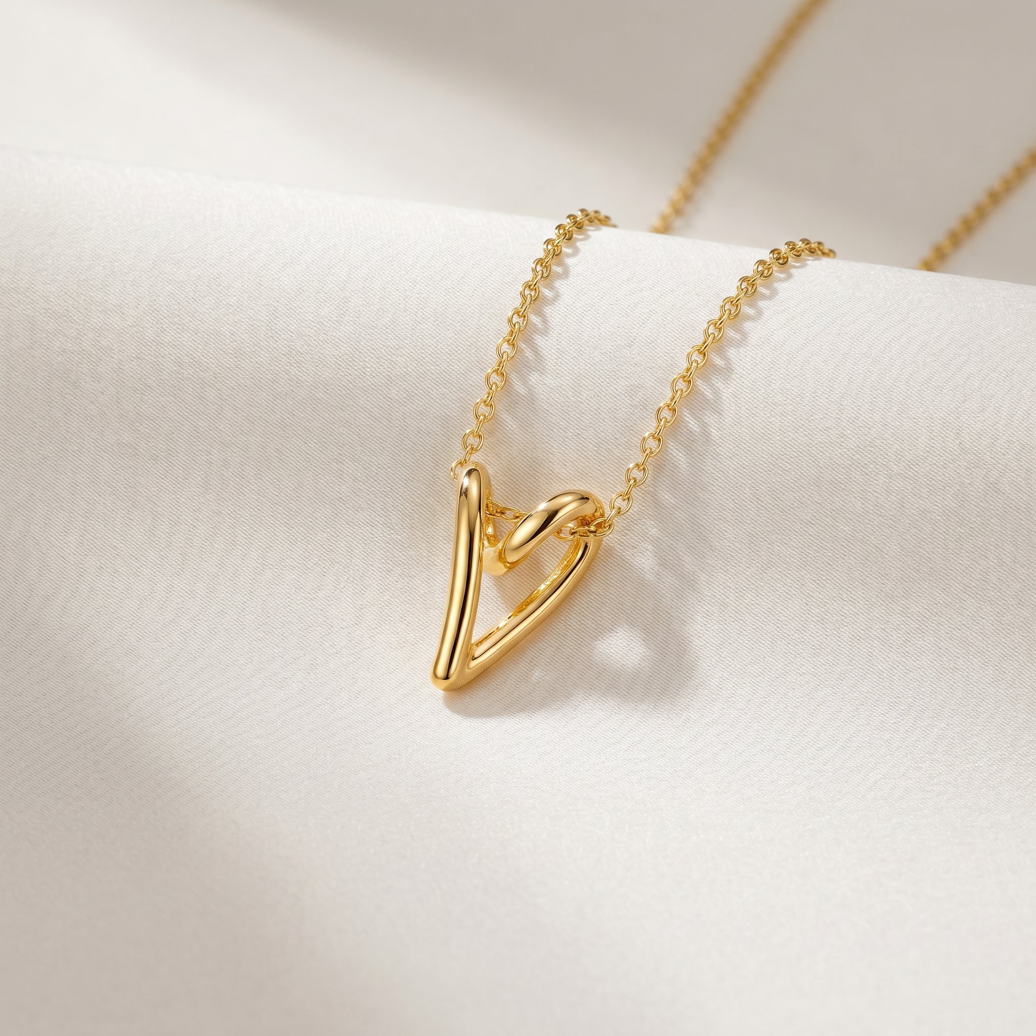 Amare Heart Necklace Purplee Store