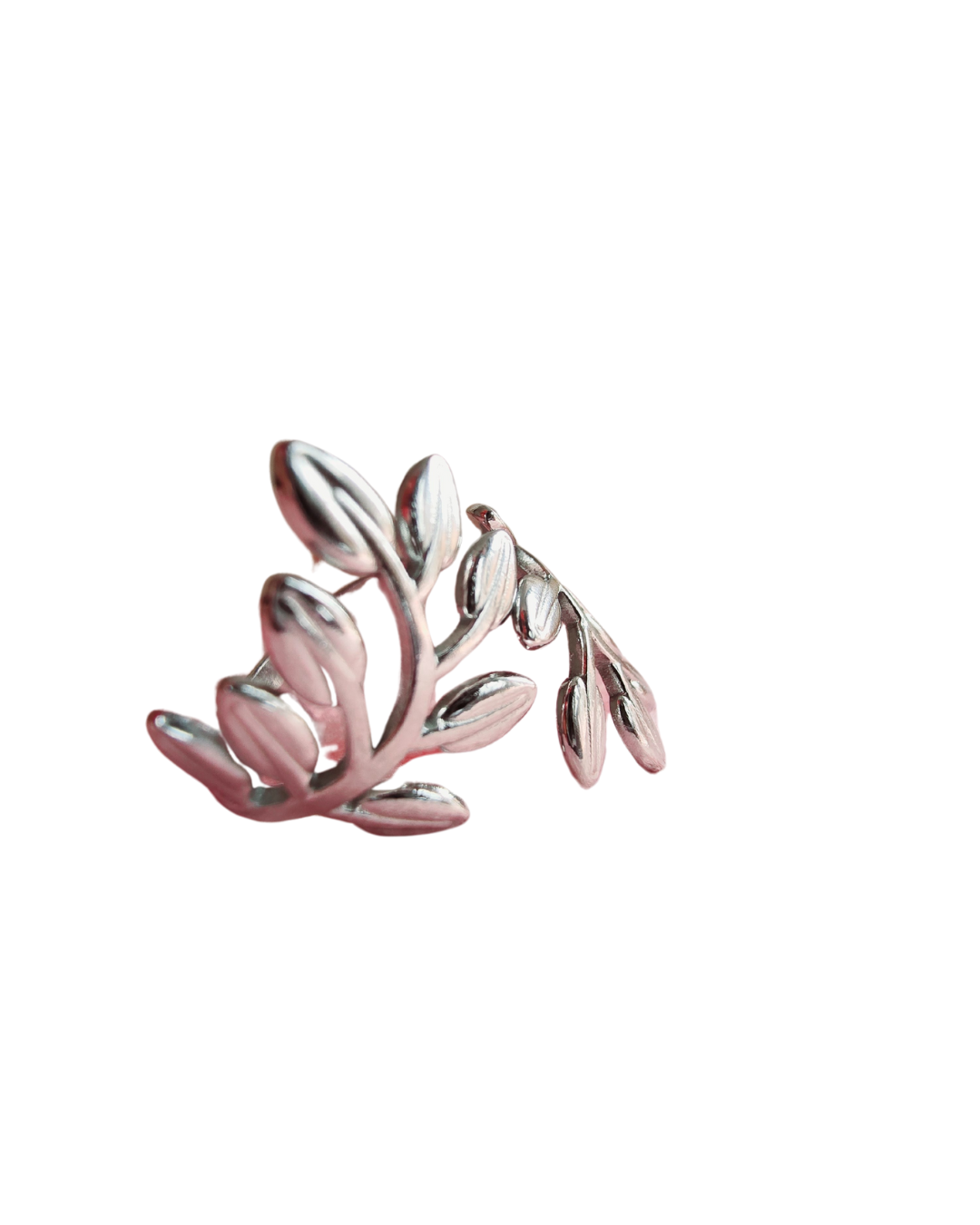 Silver Leaf Ring