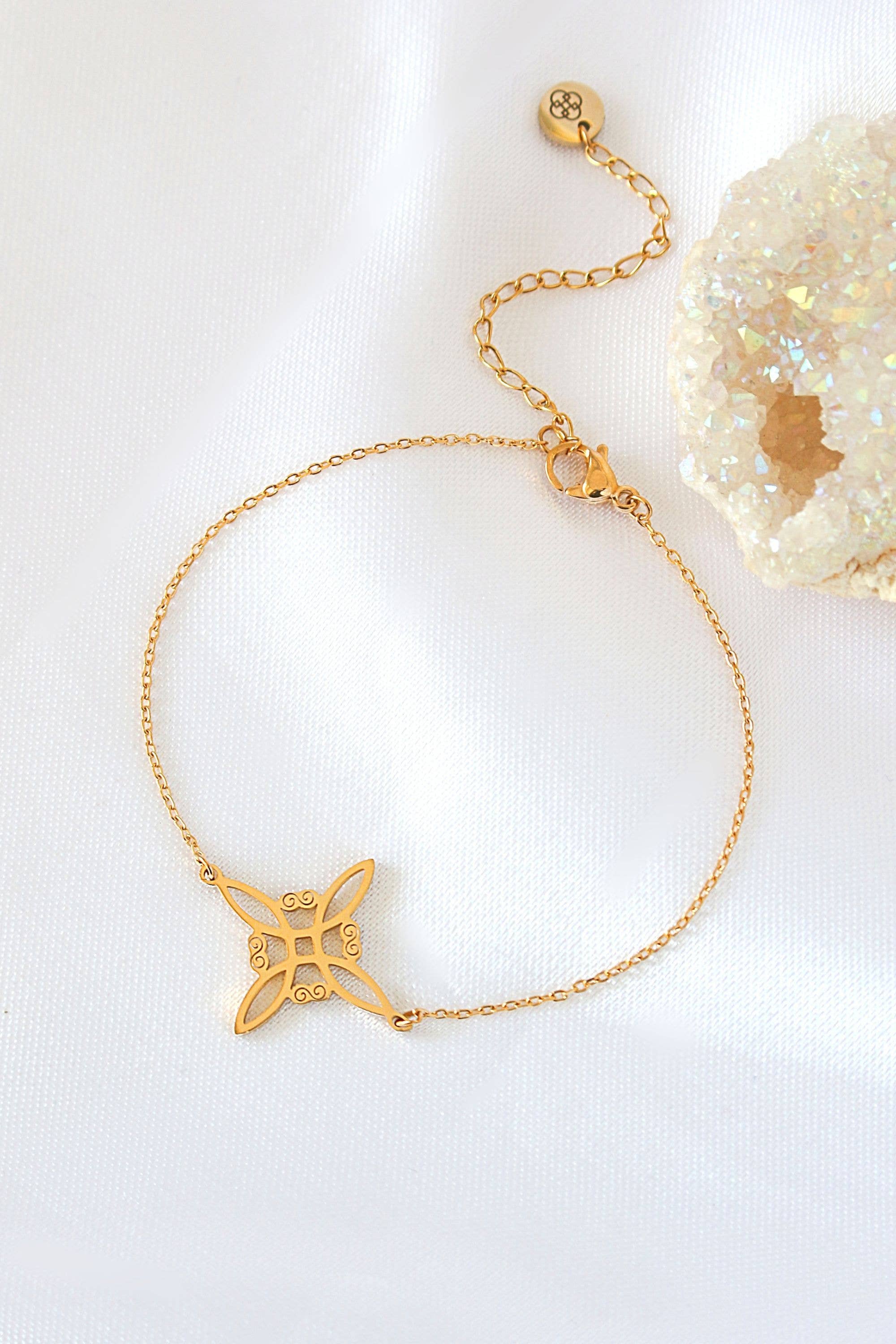 Nymphe | Pulsera con nudo de bruja - Purplêe Store