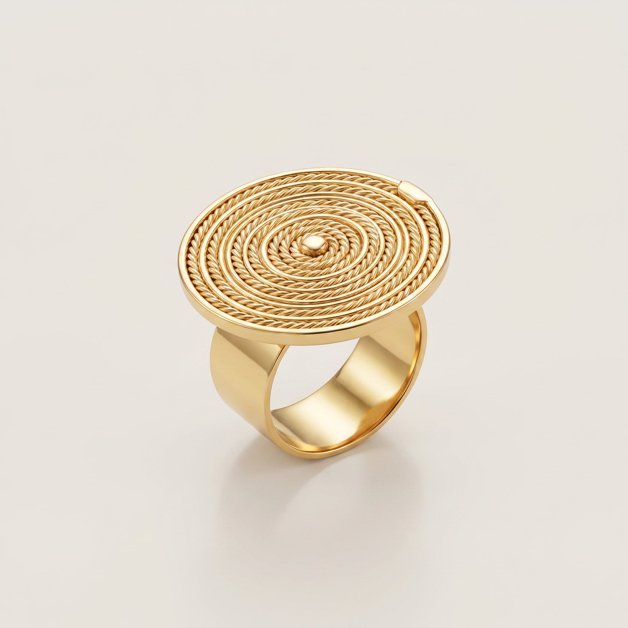 Purplee Store Buriti Seryne Ring | Exotic Vegan Silk on a light beige background