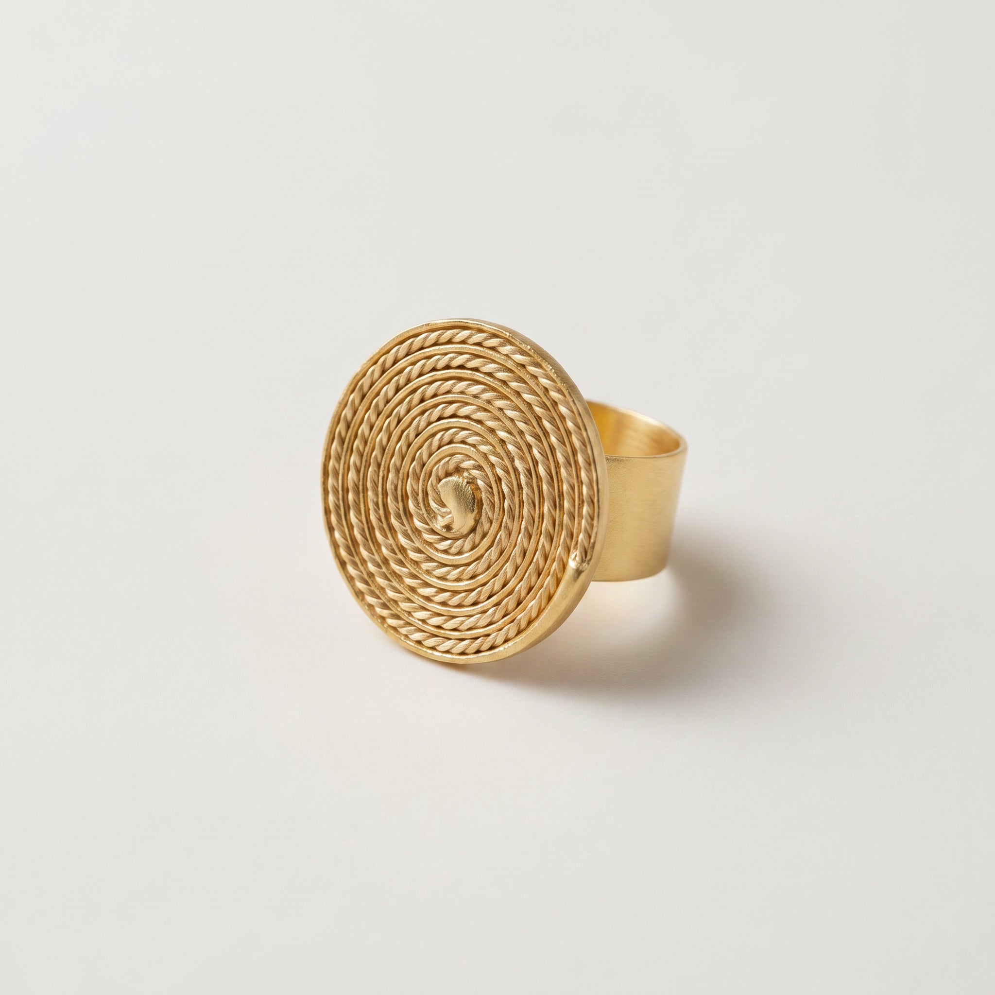 Purplee Store Buriti Seryne Ring | Exotic Vegan Silk on a light gray background