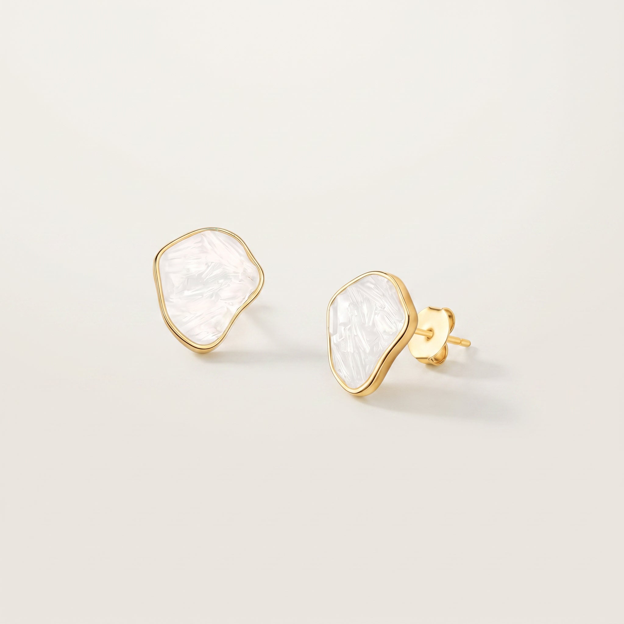 Purplee Store Earthly Opulence Sublime Gemstone Studs on a light gray background