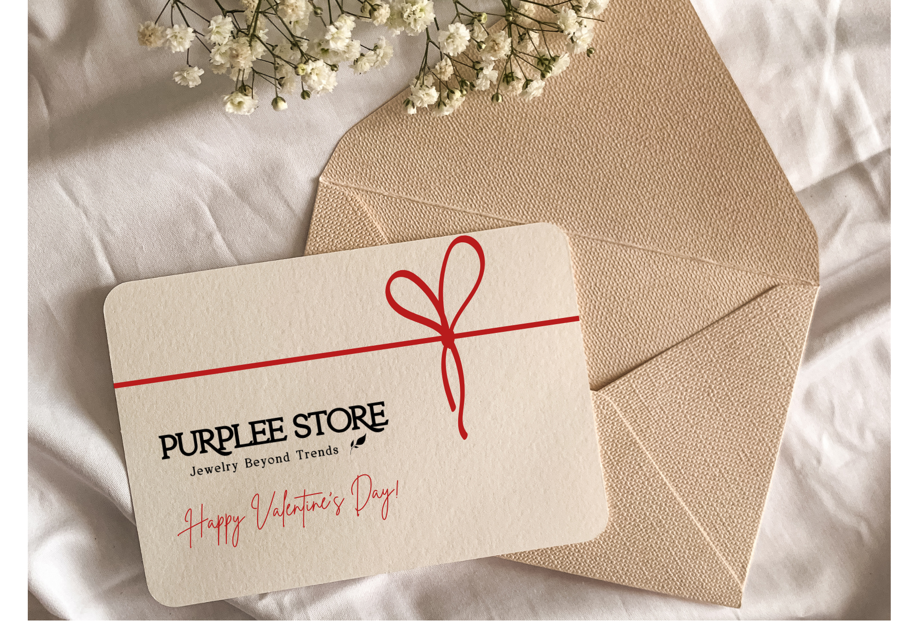Gift Card Voucher Valentines Day Purplee Store
