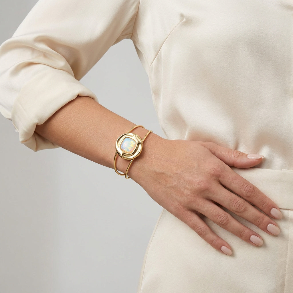 ICON Opal Nautilus Design Bracelet