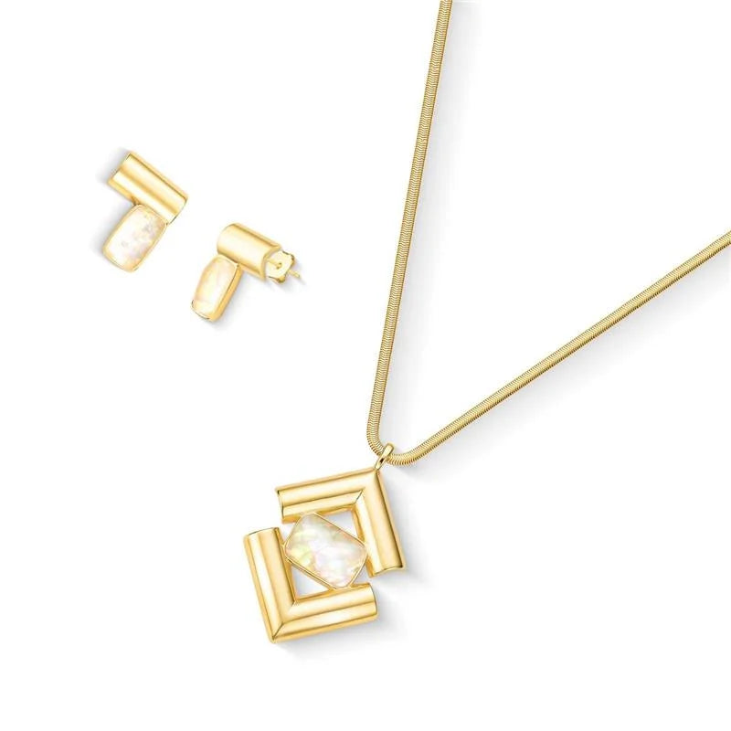 ICON Prism SET in 18k Gold & Opal of the Sea Purplee Store