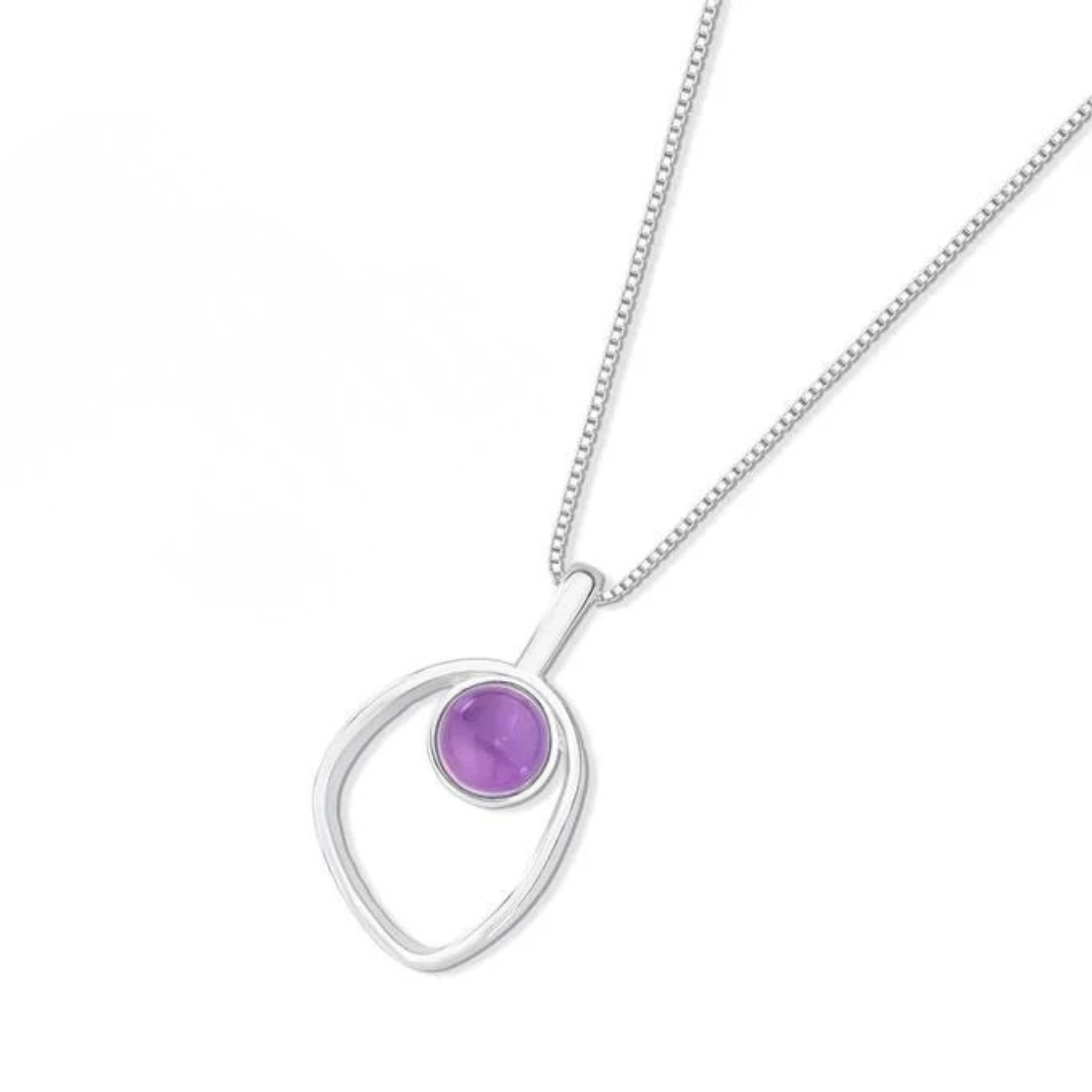 Sterling Silver Amethyst Necklace Purplee Store