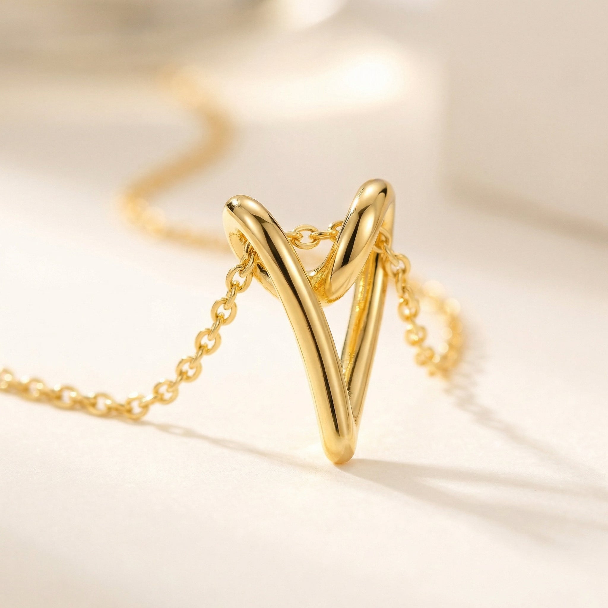 Amare Heart Necklace Purplee Store
